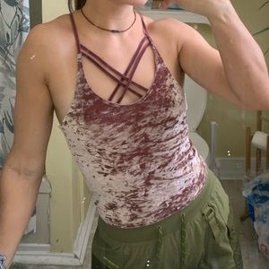 American eagle velvet tank top, great condition.